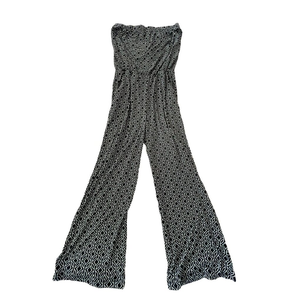 5th & Love Strapless Jumpsuit Womens Size XL Geometric
